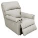 Poltrona do Papai Reclinável Elétrica com Controle Kyoto Power Couro Off White G43 - Gran Belo