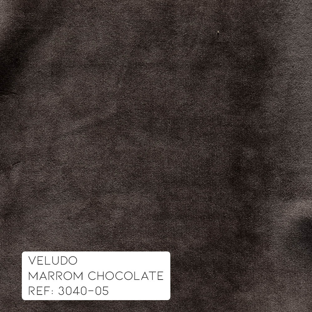 Poltrona do Papai Reclinável Elétrica com Entrada USB Magnum Veludo Marrom Chocolate G23 - Gran Belo