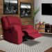 Poltrona do Papai Reclinável Elétrica com Massagem e USB Magnum PU Sintético Vermelho G23 - Gran Belo