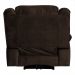 Poltrona do Papai Reclinável Elétrica com Massagem e USB Magnum Veludo Marrom Chocolate G23 - Gran Belo