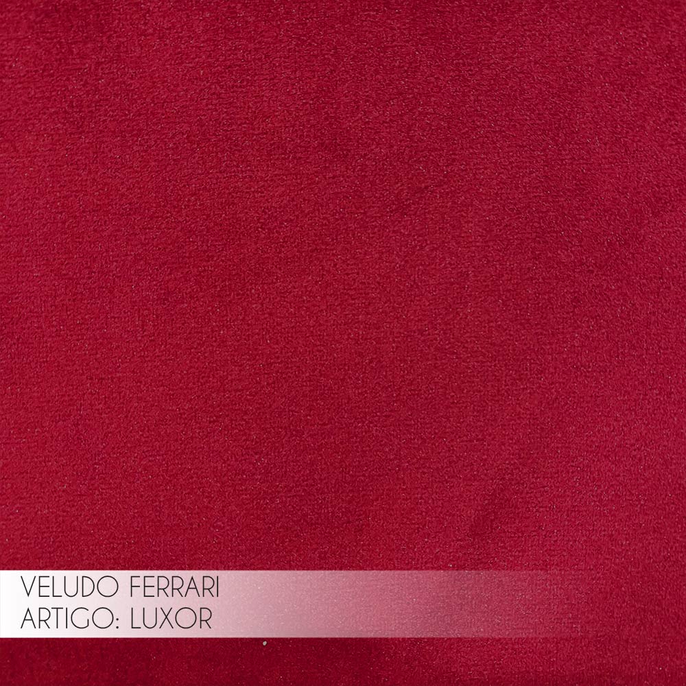 Poltrona do Papai Reclinável Elétrica com Massagem e USB Magnum Veludo Vermelho G23 - Gran Belo