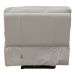 Poltrona do Papai Reclinável Elétrico Asmará Power Touch Small Couro Off White G43 - Gran Belo