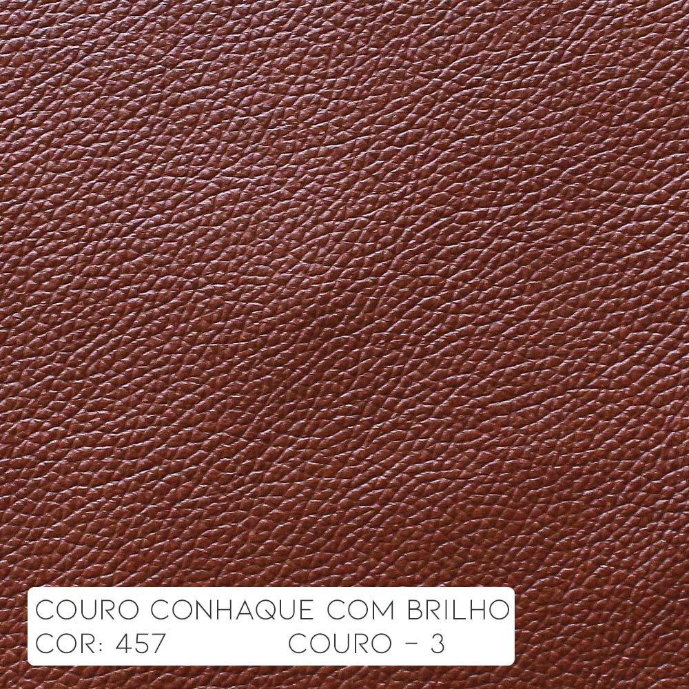Poltrona do Papai Reclinável Giratória Armênia Glider Mecânico Couro Conhaque G40 - Gran Belo