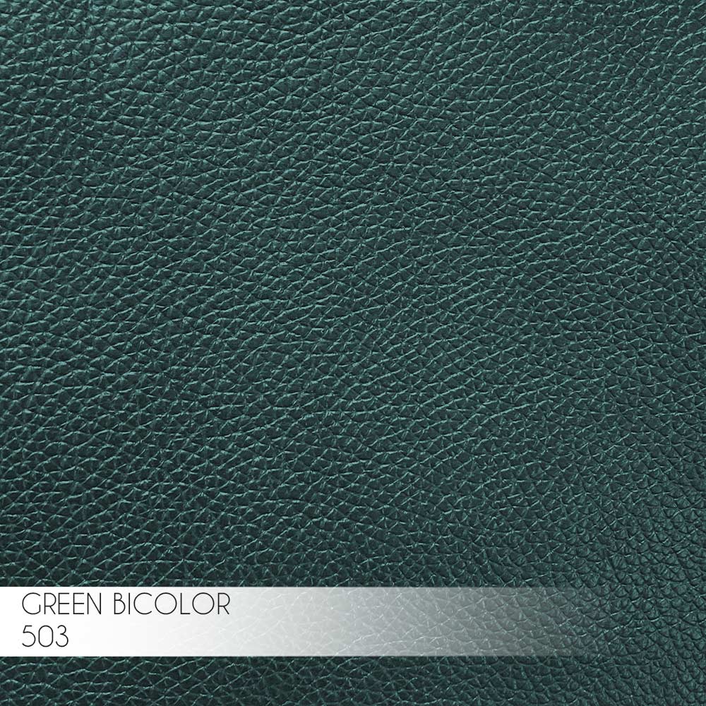 Poltrona do Papai Reclinável Giratória Armênia Glider Mecânico Couro Verde G40 - Gran Belo