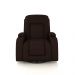 Poltrona do Papai Reclinável Giratória e Balanço Sala de Cinema Crihs Manual Glider PU Marrom G23 - Gran Belo