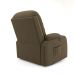 Poltrona do Papai Reclinável Giratória e Balanço Sala de Cinema Crihs Manual Glider Veludo Castor G23 - Gran Belo