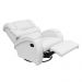 Poltrona do Papai Reclinável Giratória e Balanço Zero Wall com Gatilho Oasis PU Sintético Branco G23 - Gran Belo