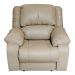Poltrona do Papai Reclinável Manual Magnum PU Sintético Bege G23 - Gran Belo