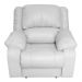 Poltrona do Papai Reclinável Manual Magnum PU Sintético Branco G23 - Gran Belo