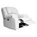 Poltrona do Papai Reclinável Manual Magnum PU Sintético Branco G23 - Gran Belo
