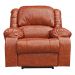 Poltrona do Papai Reclinável Manual Magnum PU Sintético Caramelo G23 - Gran Belo
