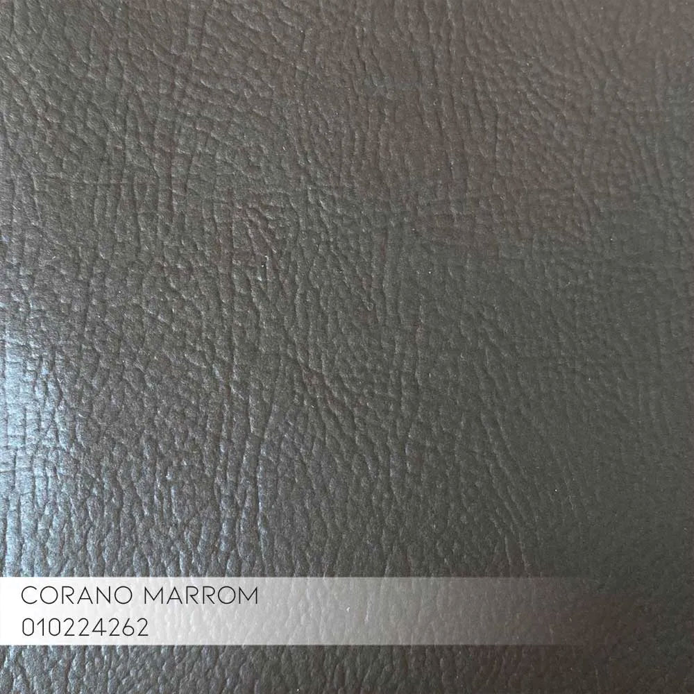 Poltrona do Papai Reclinável Manual Magnum PU Sintético Marrom Fosco G23 - Gran Belo