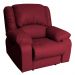 Poltrona do Papai Reclinável Manual Magnum PU Sintético Vermelho G23 - Gran Belo