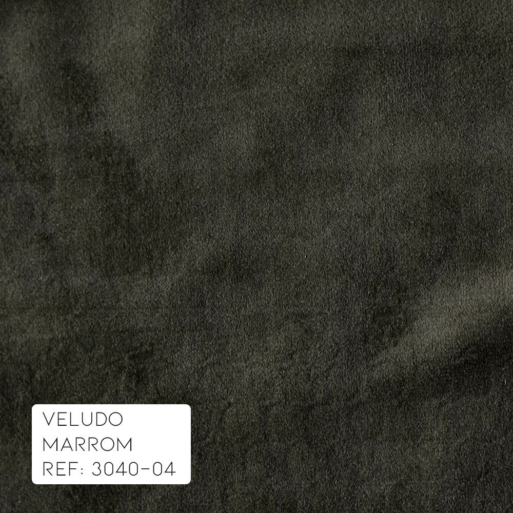 Poltrona do Papai Reclinável Manual Magnum Veludo Marrom G23 - Gran Belo