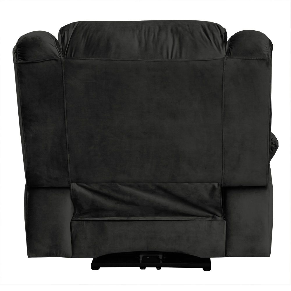Poltrona do Papai Reclinável Manual Magnum Veludo Marrom G23 - Gran Belo