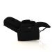 Poltrona do Papai Reclinável Massagem e Aquecimento Austin Botão Elétrico Giratória Balanço USB PU Preto G31 - Gran Belo