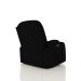Poltrona do Papai Reclinável Massagem e Aquecimento Austin Botão Elétrico Giratória Balanço USB PU Preto G31 - Gran Belo