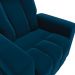 Poltrona do Papai Reclinável Pequim Veludo Azul Marinho G23 - Gran Belo
