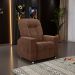 Poltrona do Papai Reclinável Pequim Veludo Terracota G23 - Gran Belo