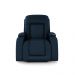 Poltrona do Papai Reclinável Sala de Cinema Crihs Elétrica Lift Elevação PU Azul G23 - Gran Belo