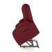 Poltrona do Papai Reclinável Sala de Cinema Crihs Elétrica Lift Elevação PU Vermelho G23 - Gran Belo