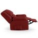 Poltrona do Papai Reclinável Sala de Cinema Madrid Controle Power Elétrico USB Veludo Vermelho  G23