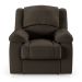 Poltrona do Papai Reclinável Sala de Cinema Madrid Elétrica Touch Massagem USB PU Marrom  G23