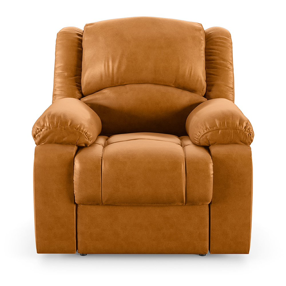 Poltrona do Papai Reclinável Sala de Cinema Madrid Elétrica Touch Massagem USB PU Whisky  G26