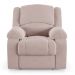 Poltrona do Papai Reclinável Sala de Cinema Madrid Elétrica Touch Massagem USB Veludo Rosê  G23