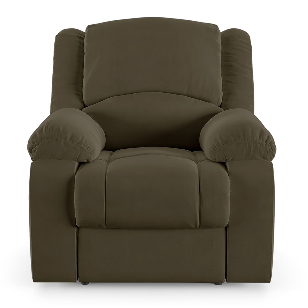 Poltrona do Papai Reclinável Sala de Cinema Madrid Elétrica Touch Massagem USB Veludo Verde Esmeralda  G23