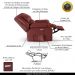 Poltrona do Papai Reclinável Sala de Cinema Madrid Elétrica Touch USB PU Vermelho  G23