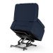 Poltrona do Papai Reclinável Sala de Cinema Madrid Elevação Lift Elétrico PU Azul  G23