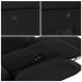 Poltrona do Papai Reclinável Sala de Cinema Madrid Glider Manual Giratória Massagem USB PU Preto  G23