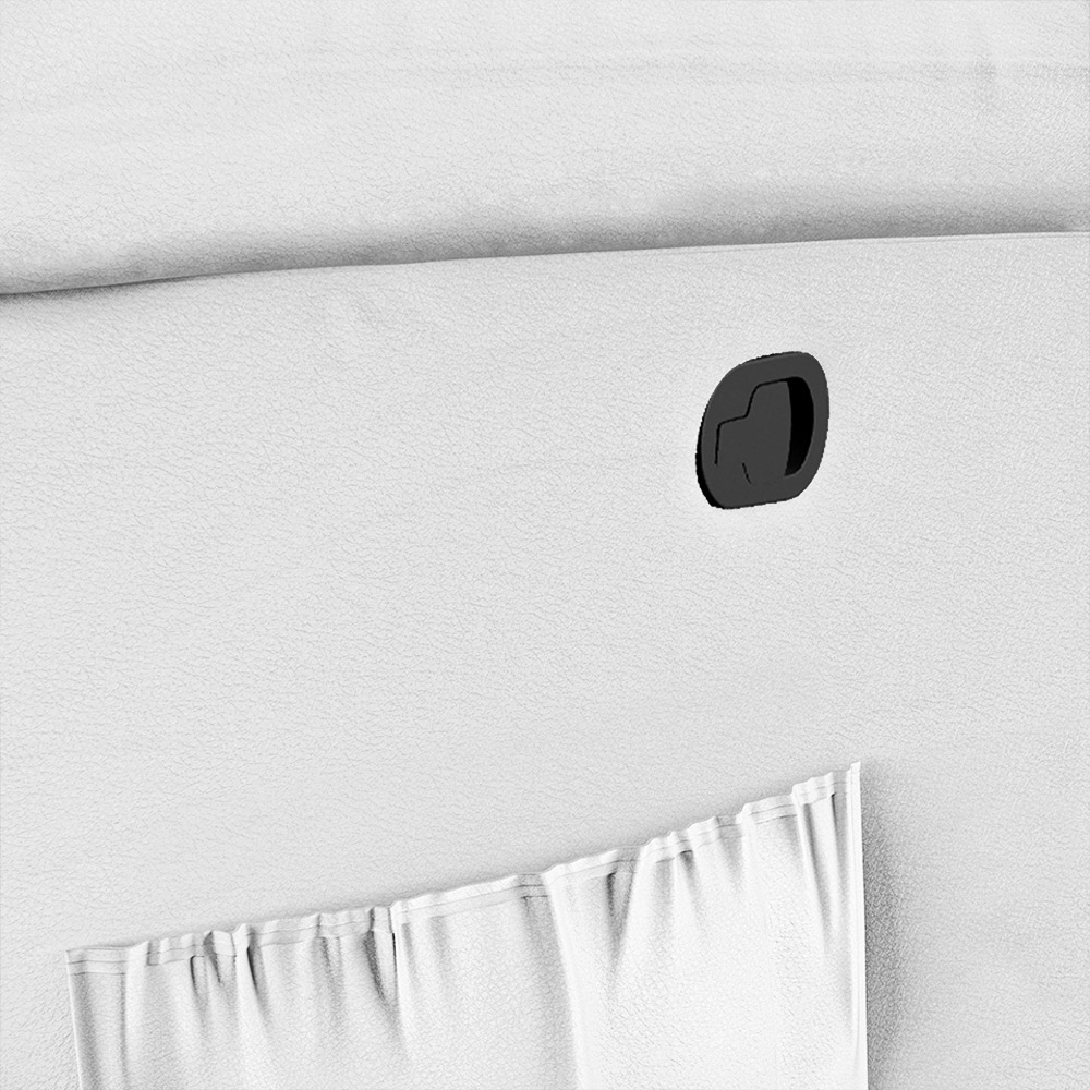 Poltrona do Papai Reclinável Sala de Cinema Madrid Glider Manual Giratória PU Branco  G23