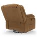 Poltrona do Papai Reclinável Sala de Cinema Madrid Glider Manual Giratória PU Caramelo  G23