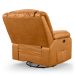 Poltrona do Papai Reclinável Sala de Cinema Madrid Glider Manual Giratória PU Whisky  G26