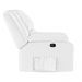 Poltrona do Papai Reclinável Sala de Cinema Madrid Manual PU Branco  G23