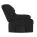 Poltrona do Papai Reclinável Sala de Cinema Madrid Manual PU Preto  G23