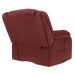 Poltrona do Papai Reclinável Sala de Cinema Madrid Manual PU Vermelho  G23