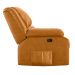 Poltrona do Papai Reclinável Sala de Cinema Madrid Manual PU Whisky  G26