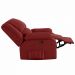 Poltrona do Papai Reclinável Sala de Cinema Madrid Manual Veludo Vermelho  G23