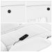 Poltrona do Papai Reclinável Sala de Cinema Madrid Power Elétrica Massagem USB PU Branco  G23