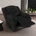 Poltrona do Papai Reclinável Sala de Cinema Madrid Power Elétrica Massagem USB PU Preto  G23