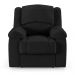 Poltrona do Papai Reclinável Sala de Cinema Madrid Power Elétrica Massagem USB PU Preto  G23