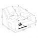 Poltrona do Papai Reclinável Sala de Cinema Madrid Power Elétrica Massagem USB PU Preto Brilho  G26