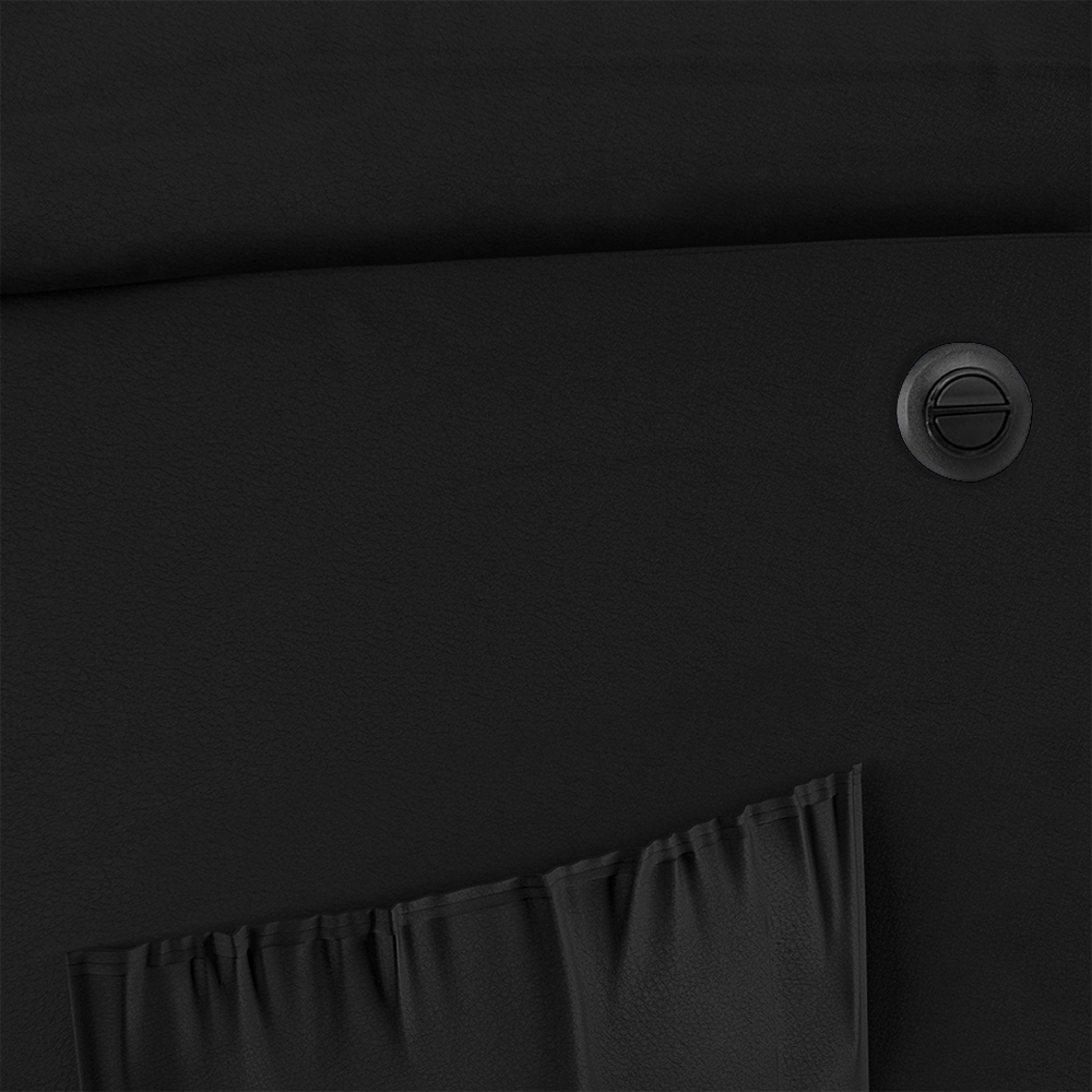 Poltrona do Papai Reclinável Sala de Cinema Madrid Power Elétrica PU Preto  G23