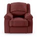 Poltrona do Papai Reclinável Sala de Cinema Madrid Power Elétrica PU Vermelho  G23