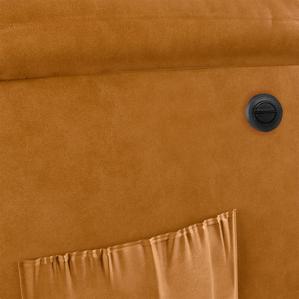 Poltrona do Papai Reclinável Sala de Cinema Madrid Power Elétrica PU Whisky  G26