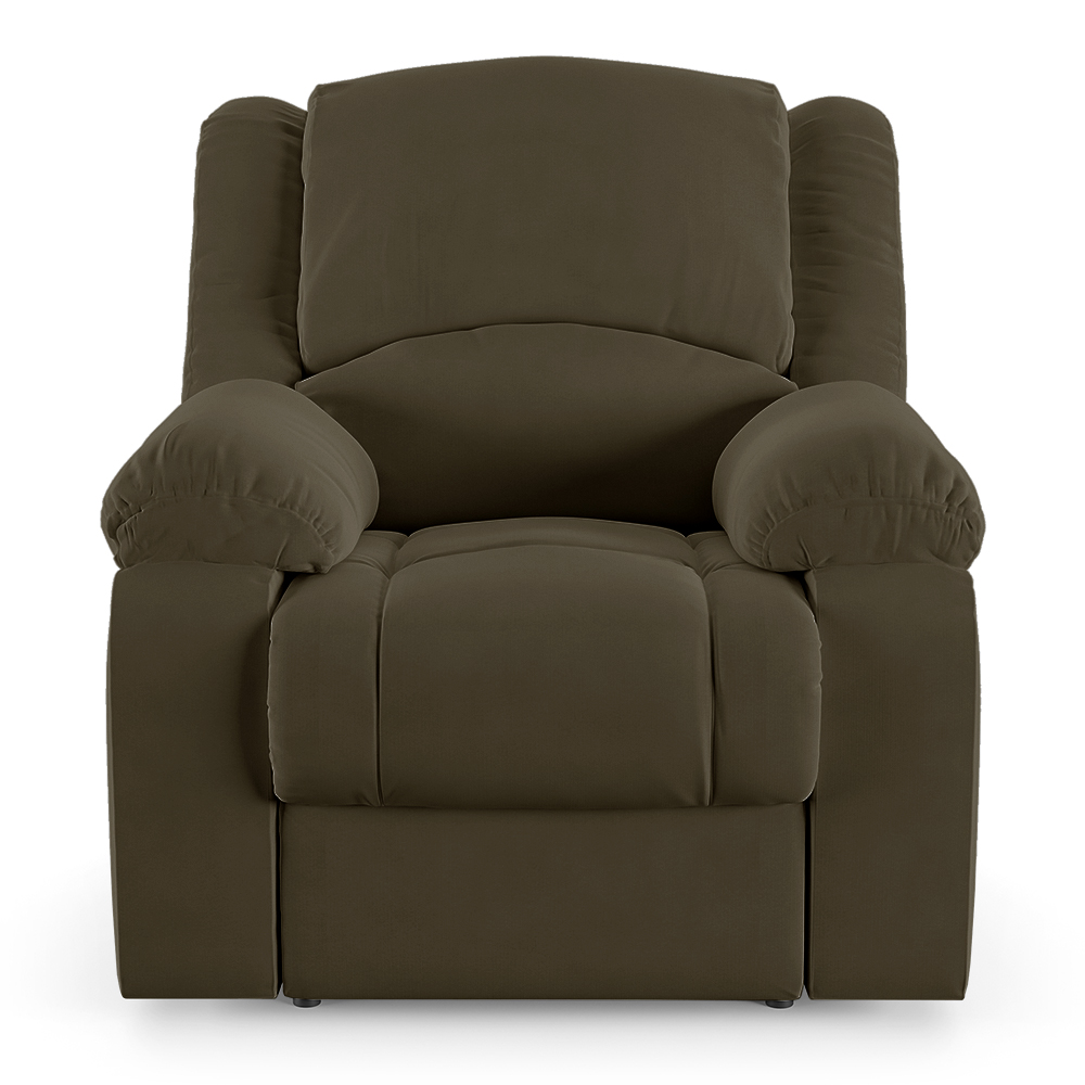 Poltrona do Papai Reclinável Sala de Cinema Madrid Power Elétrica USB Veludo Verde Esmeralda  G23