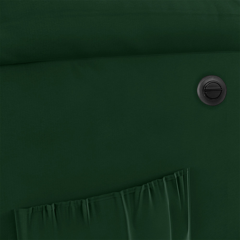 Poltrona do Papai Reclinável Sala de Cinema Madrid Power Elétrica USB Veludo Verde Esmeralda  G23